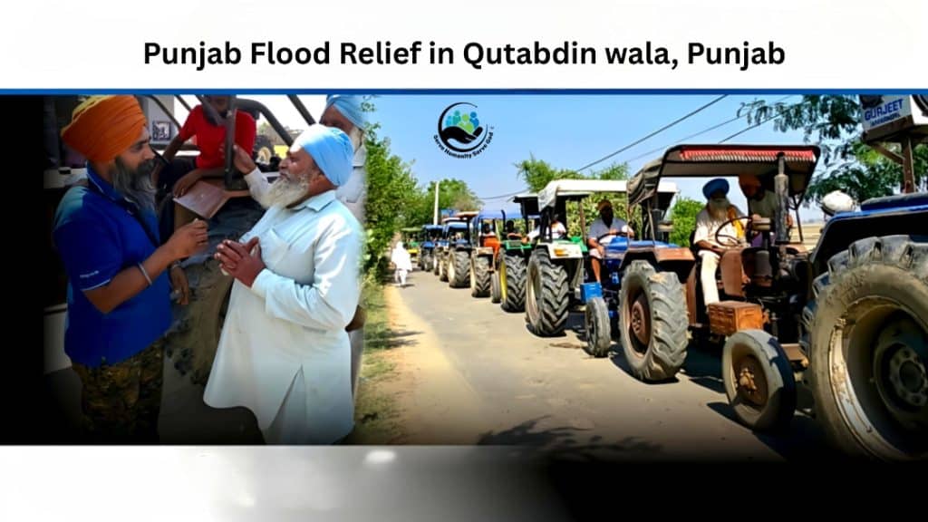 Disaster relief and home rebuilding activities in Punjab floods