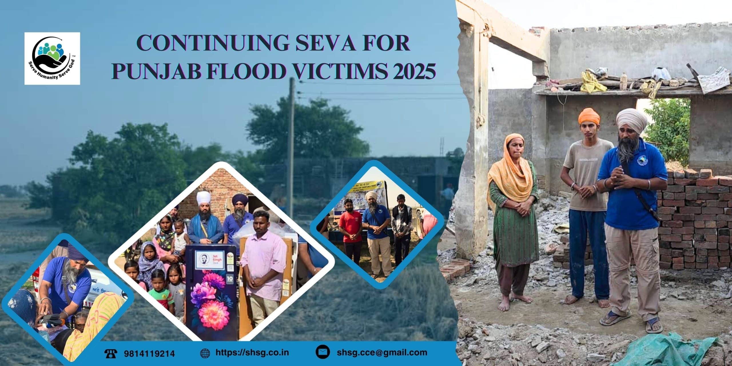 Continuing Seva for Punjab Flood Victims 2025